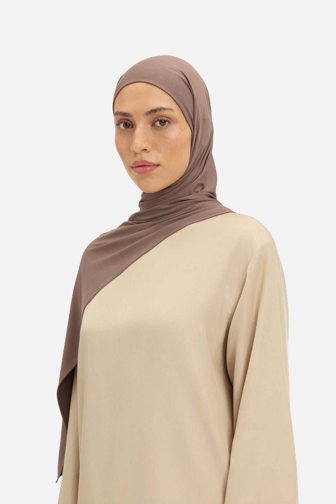 Bambou Jersey Écharpe | Ash Brown