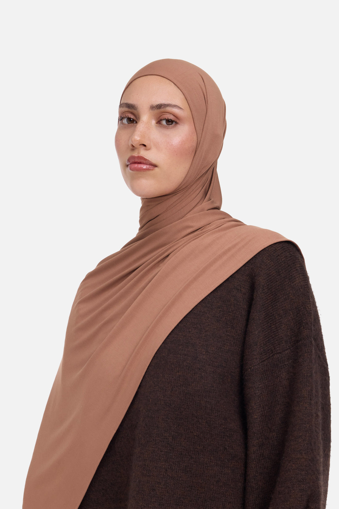 Bambou Jersey Écharpe | Red Copper