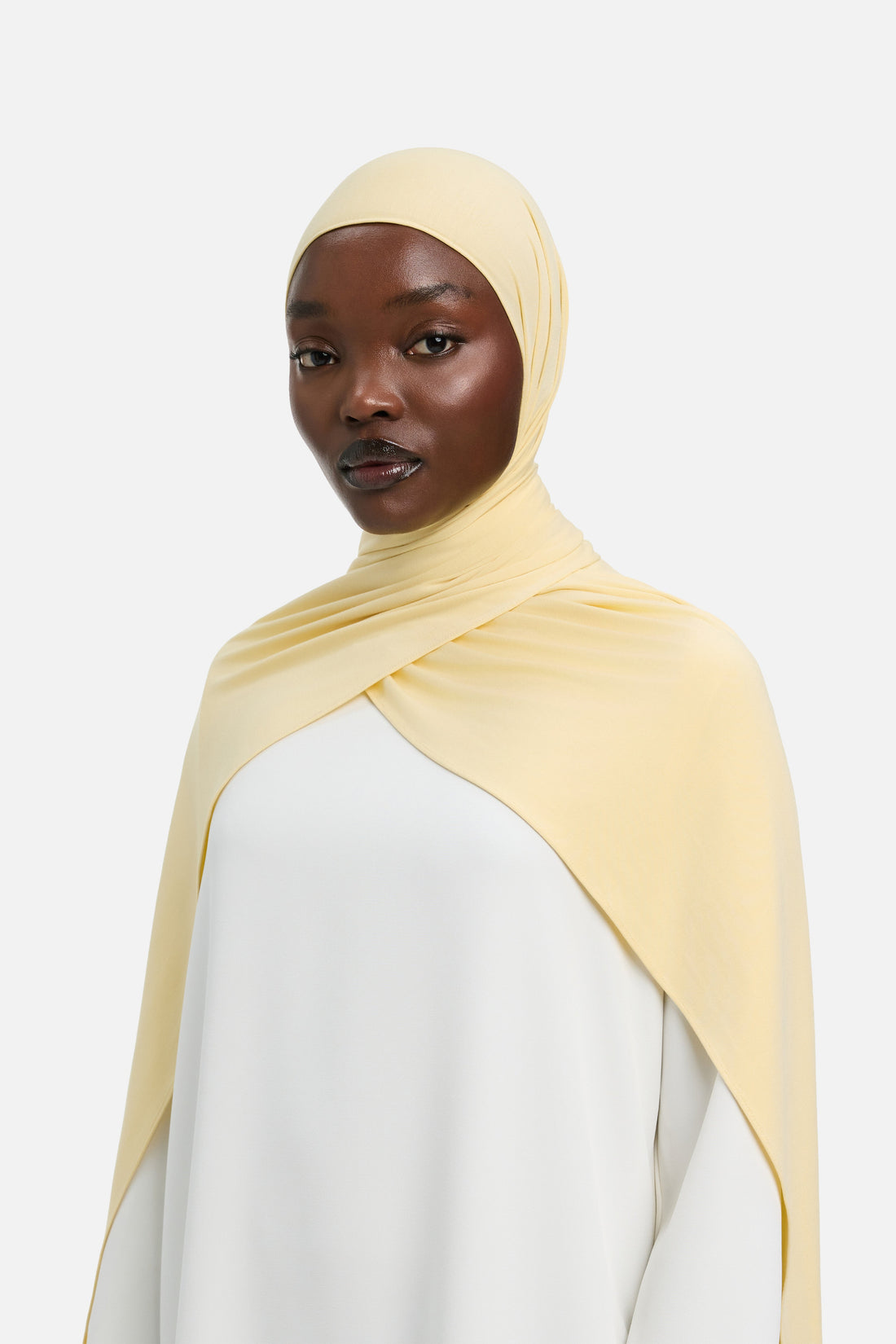 Bambou Jersey Écharpe | White Honey