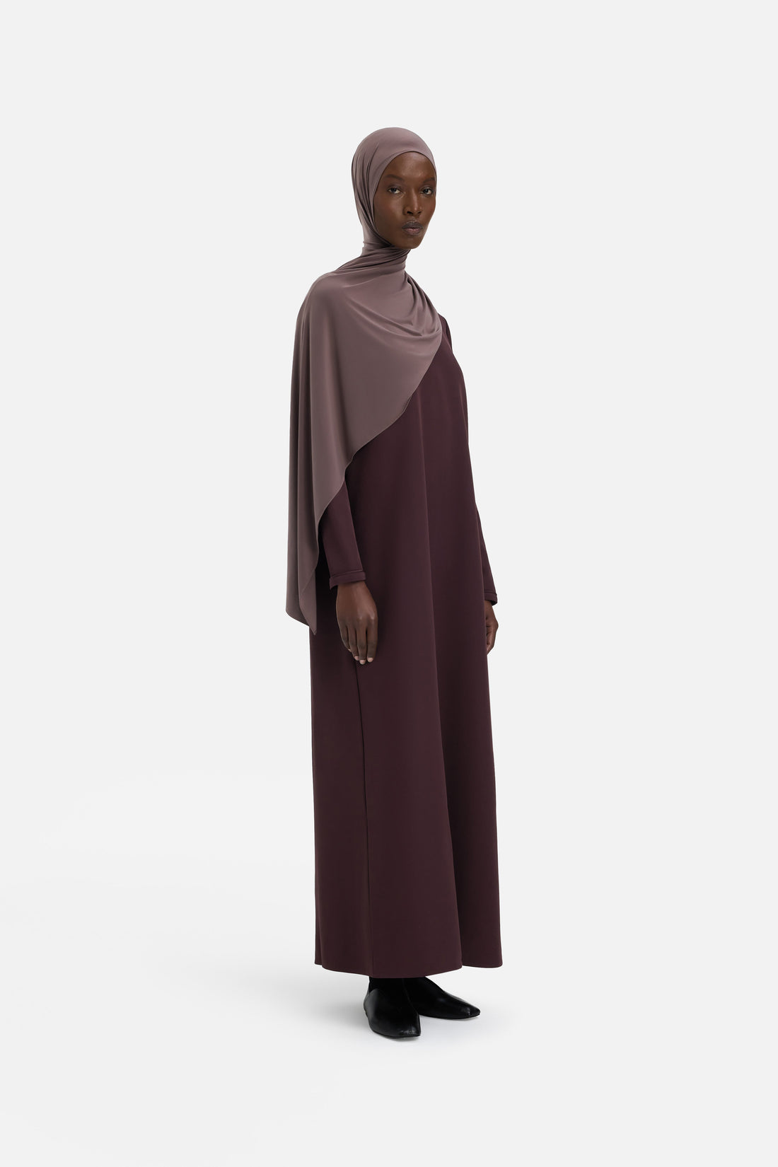 Essentiel Robe en Jersey Court | Vintage Purple