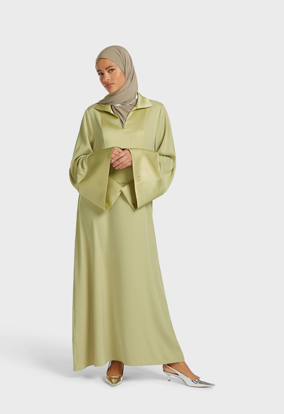 Robe Caftan Régulier | Soft Khaki