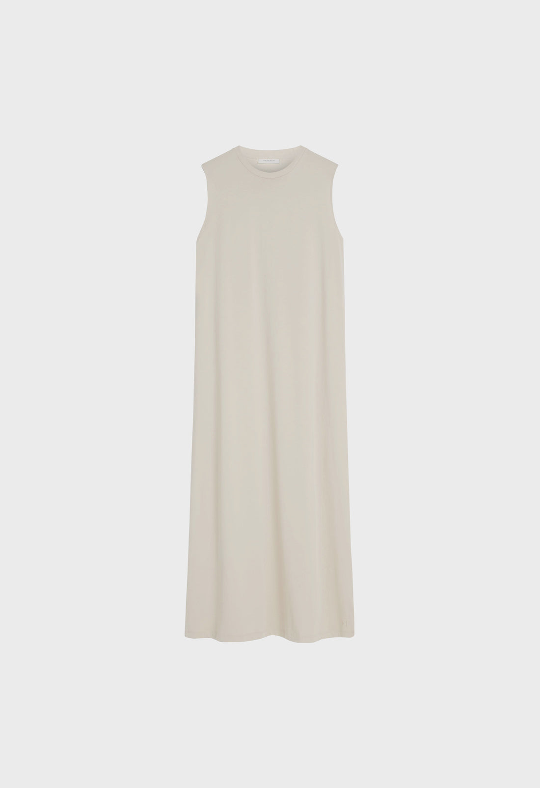 Coton Sleeveless Robe | Soft Taupe