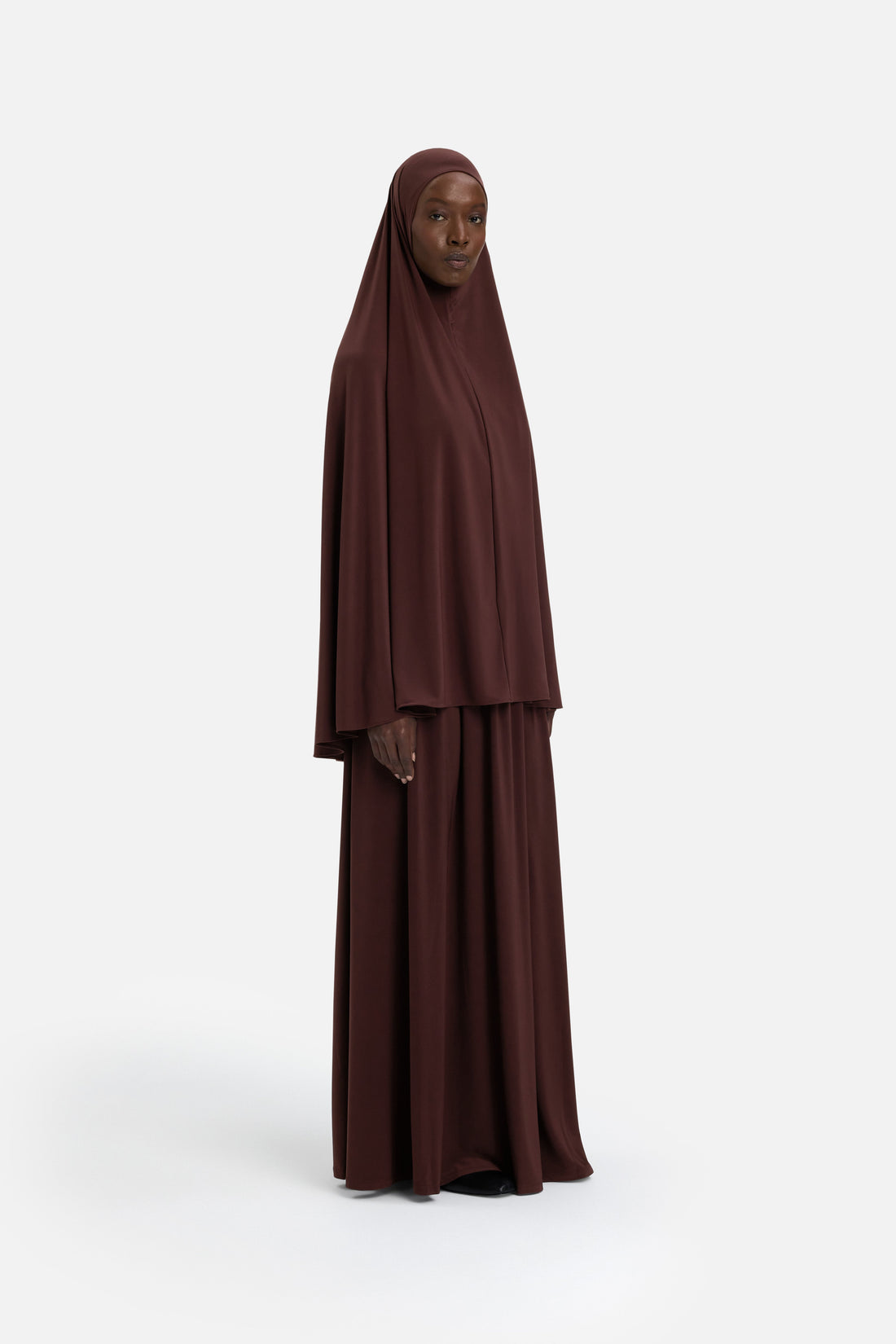 Premium Jersey Prayer Jupe | Dark Cherry