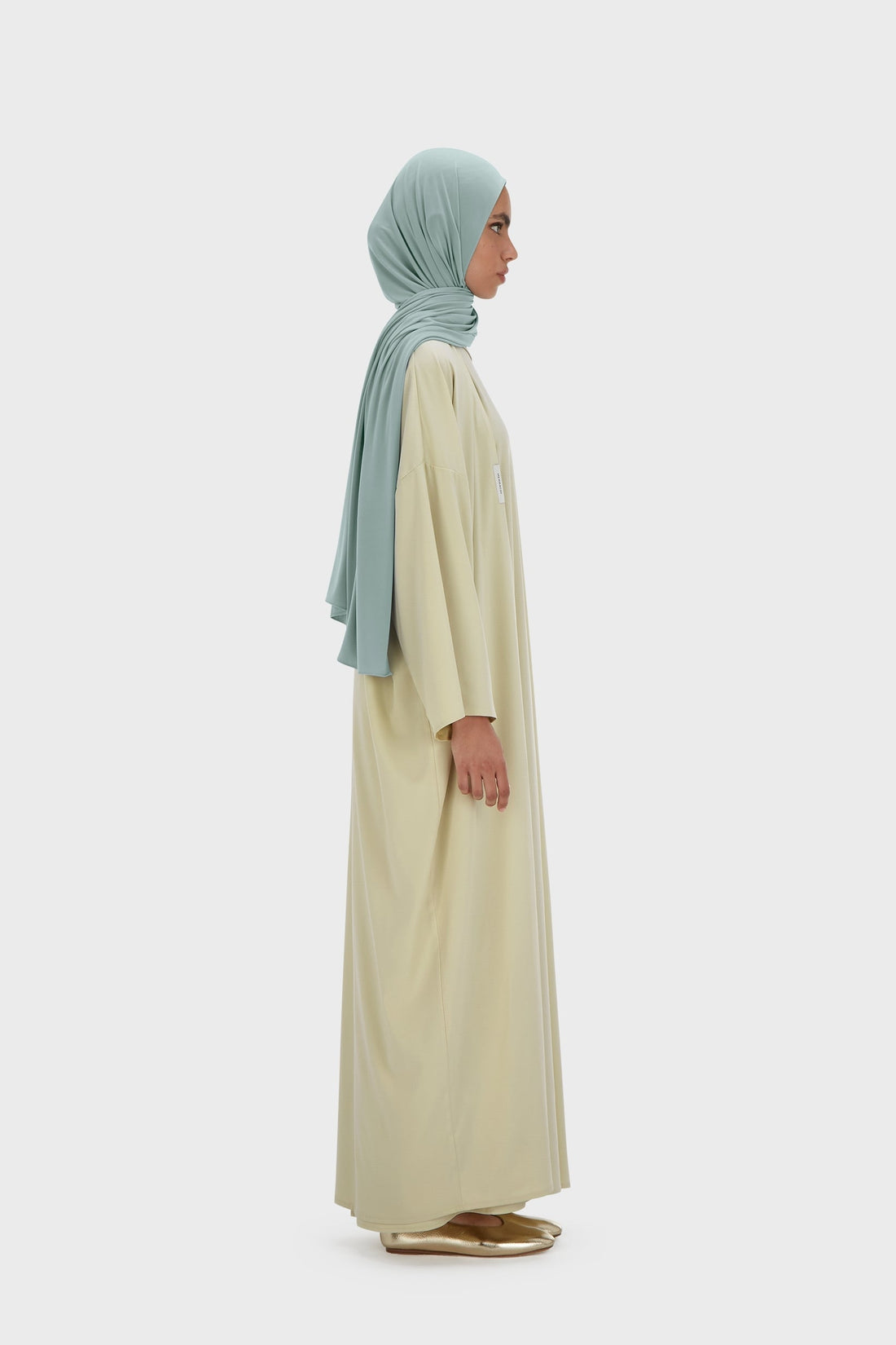 Tissé Abaya Régulier | Light Moss