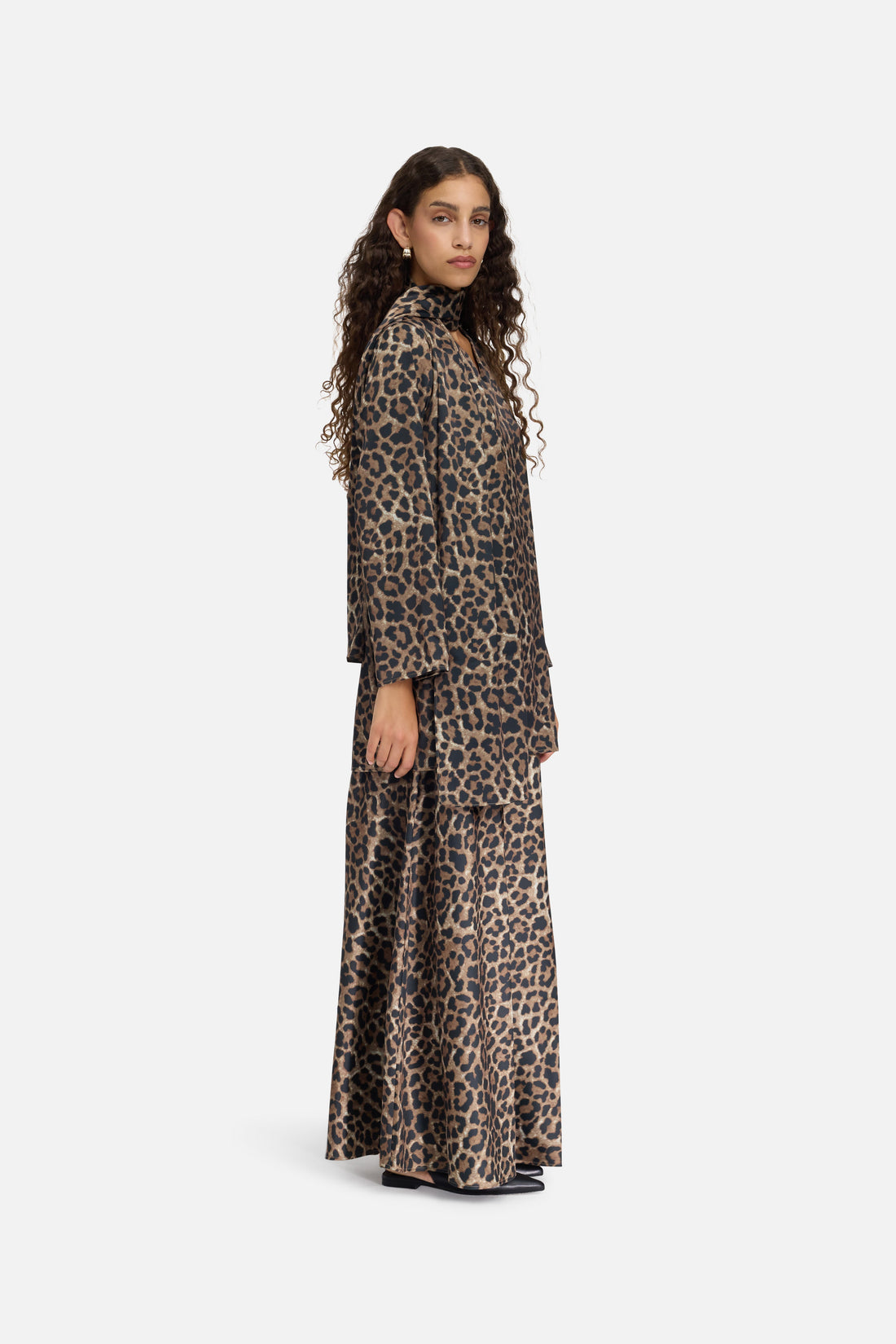 Satin Jupe | Leopard
