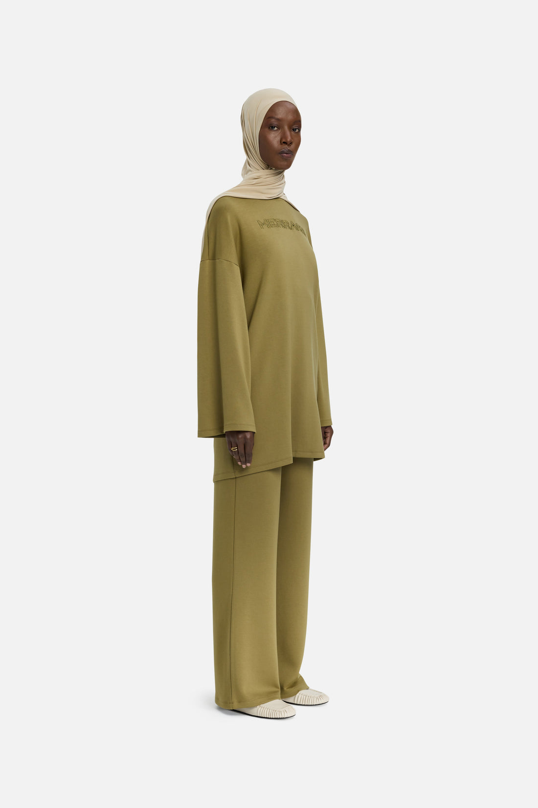 Doux Rayonne Pantalon | Olive
